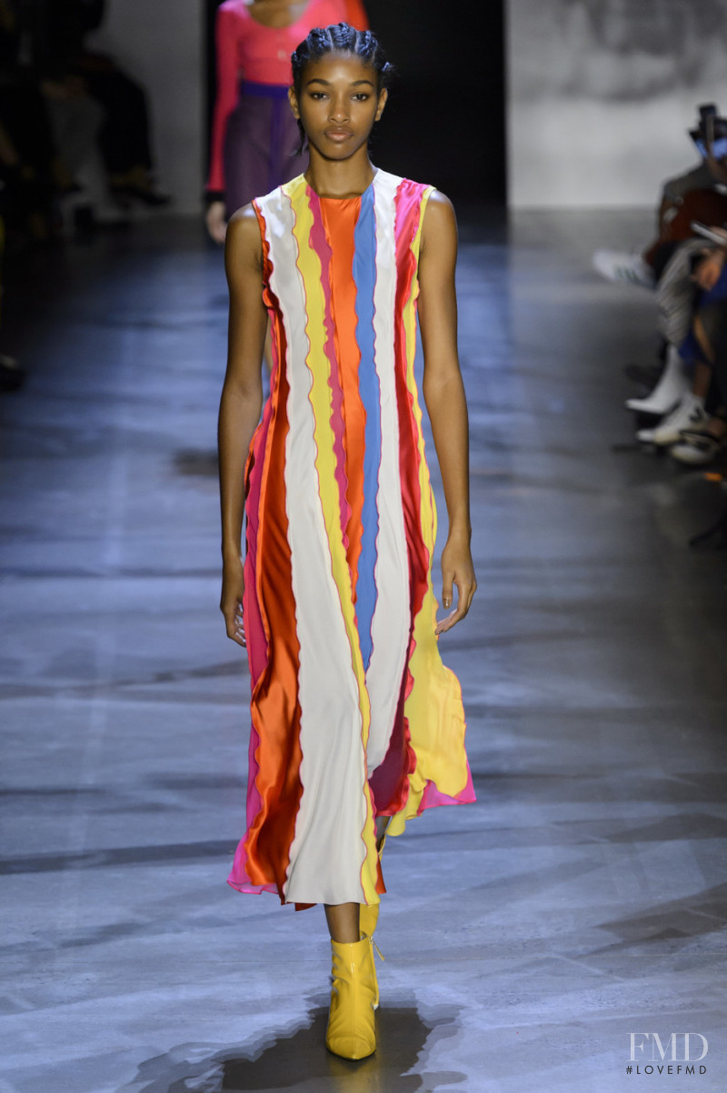 Naomi Chin Wing featured in  the Prabal Gurung fashion show for Spring/Summer 2019