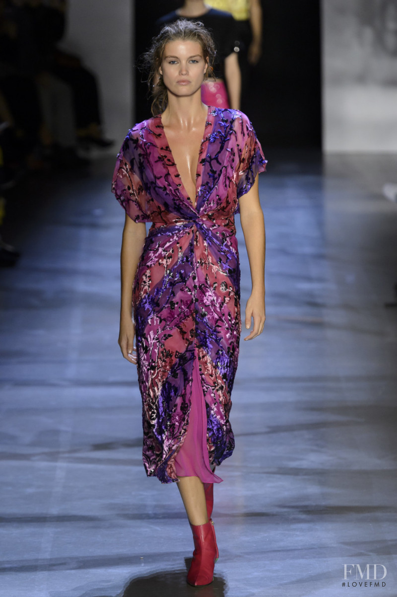 Luna Bijl featured in  the Prabal Gurung fashion show for Spring/Summer 2019