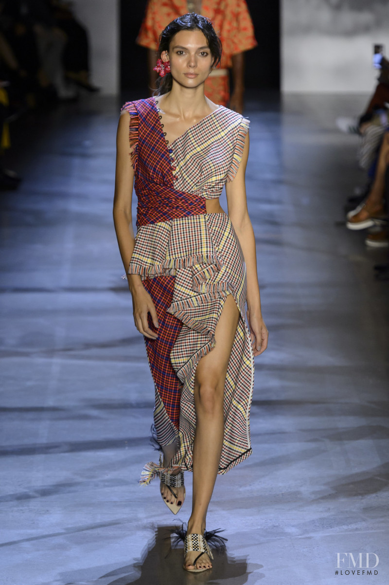 Charlee Fraser featured in  the Prabal Gurung fashion show for Spring/Summer 2019