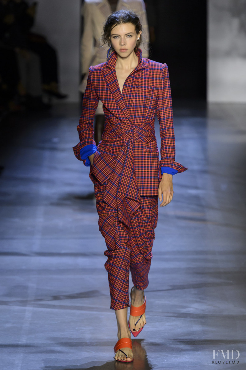 Lea Julian featured in  the Prabal Gurung fashion show for Spring/Summer 2019