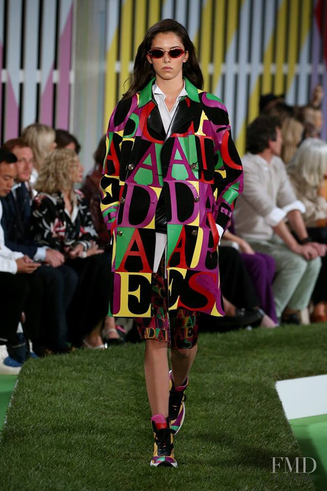 Maria Miguel featured in  the Escada fashion show for Spring/Summer 2019