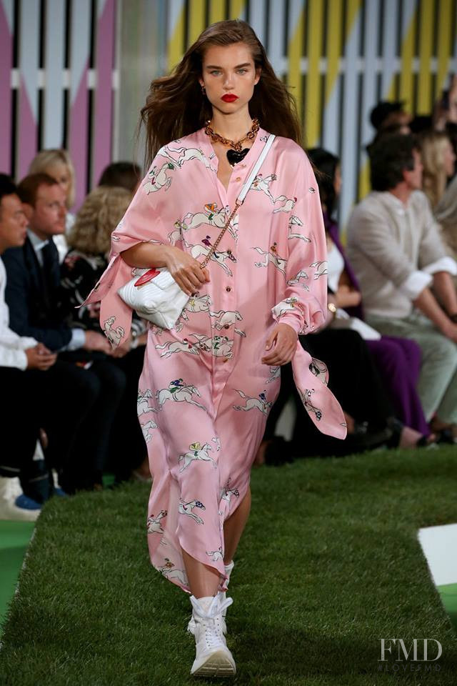 Meghan Roche featured in  the Escada fashion show for Spring/Summer 2019