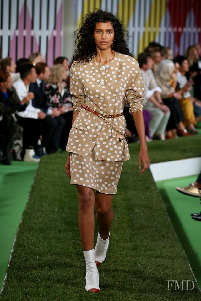 Pooja Mor featured in  the Escada fashion show for Spring/Summer 2019