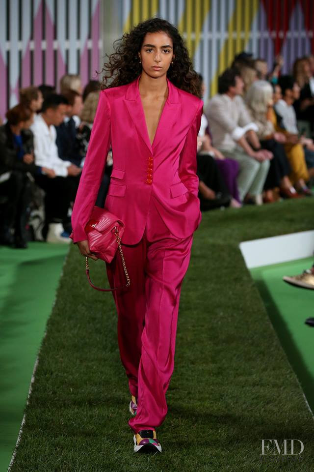 Nora Attal featured in  the Escada fashion show for Spring/Summer 2019