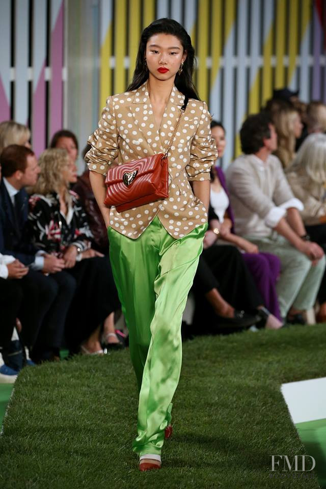 Yoon Young Bae featured in  the Escada fashion show for Spring/Summer 2019