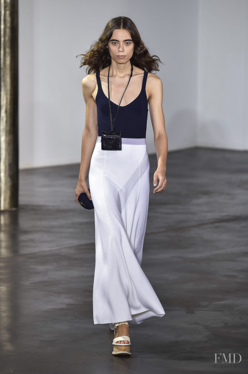 Massima Desire featured in  the Gabriela Hearst fashion show for Spring/Summer 2019