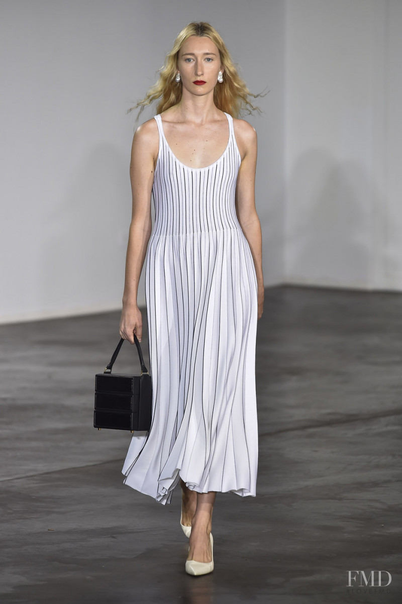 Anna Cordell featured in  the Gabriela Hearst fashion show for Spring/Summer 2019