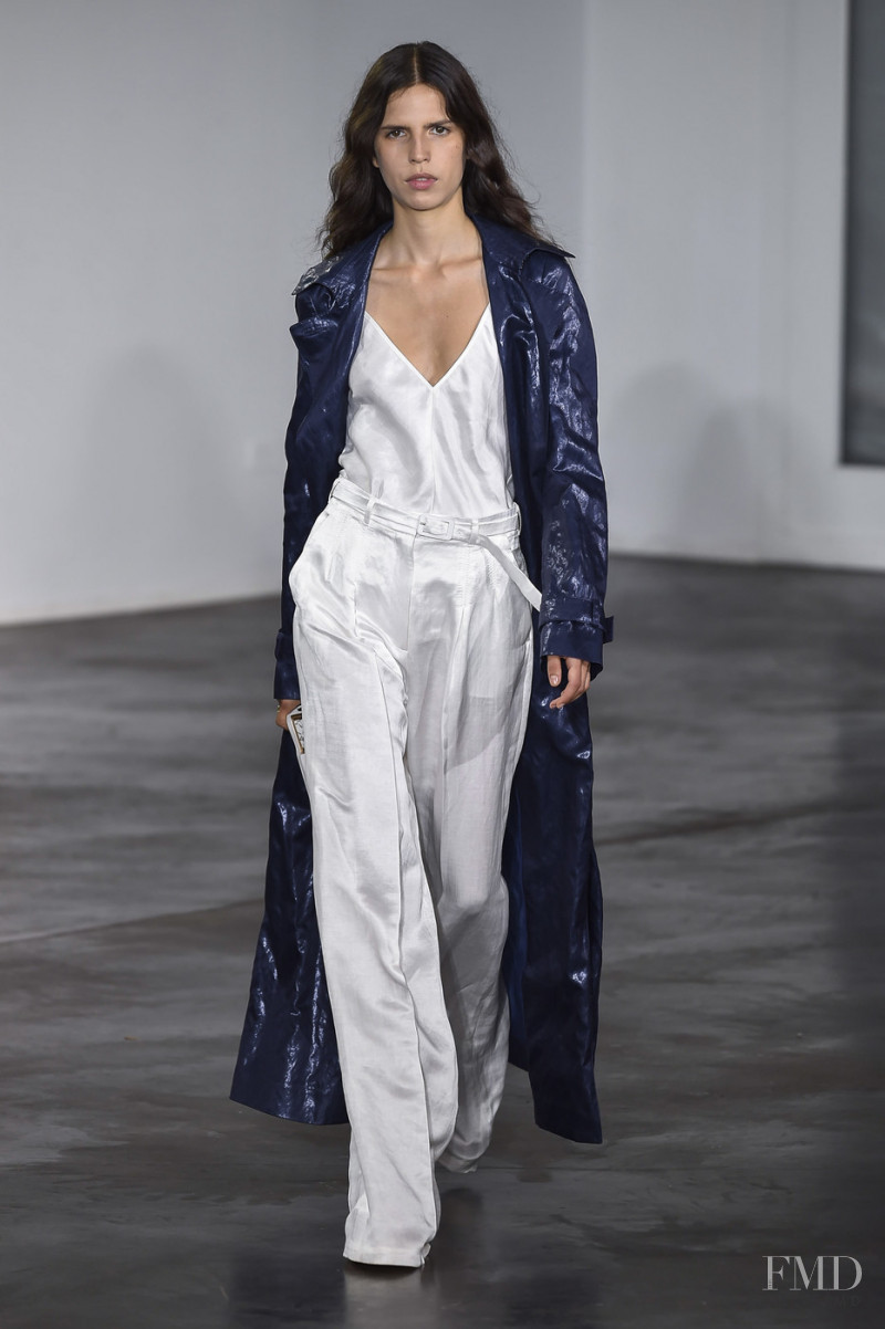 Hayett McCarthy featured in  the Gabriela Hearst fashion show for Spring/Summer 2019