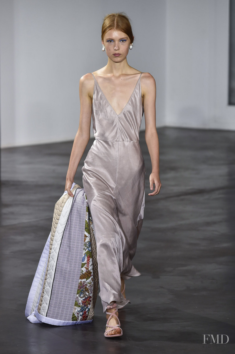 Yeva Podurian featured in  the Gabriela Hearst fashion show for Spring/Summer 2019