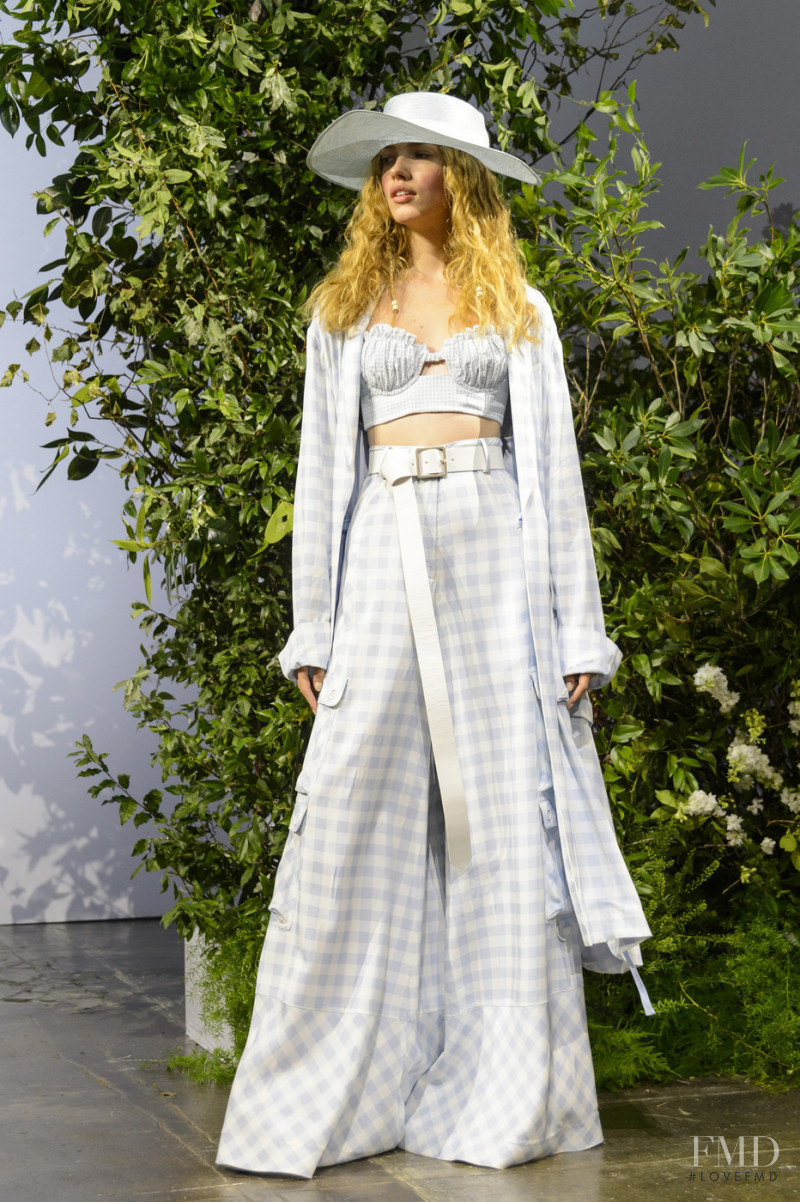 Tanya Kizko featured in  the Jonathan Simkhai fashion show for Spring/Summer 2019