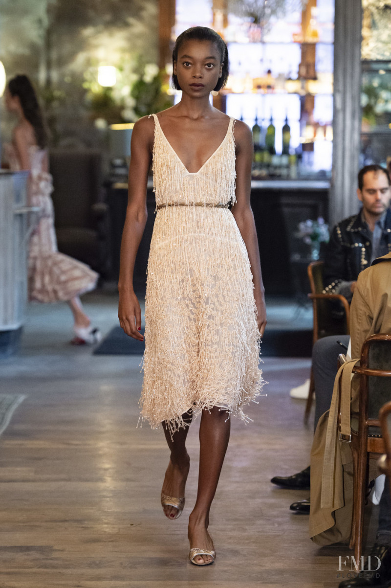 Olivia Anakwe featured in  the Brock Collection fashion show for Spring/Summer 2019
