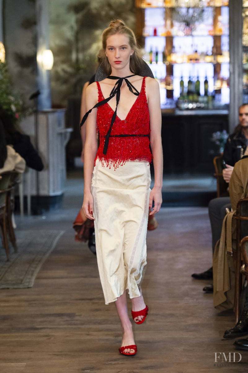 Kateryna Zub featured in  the Brock Collection fashion show for Spring/Summer 2019