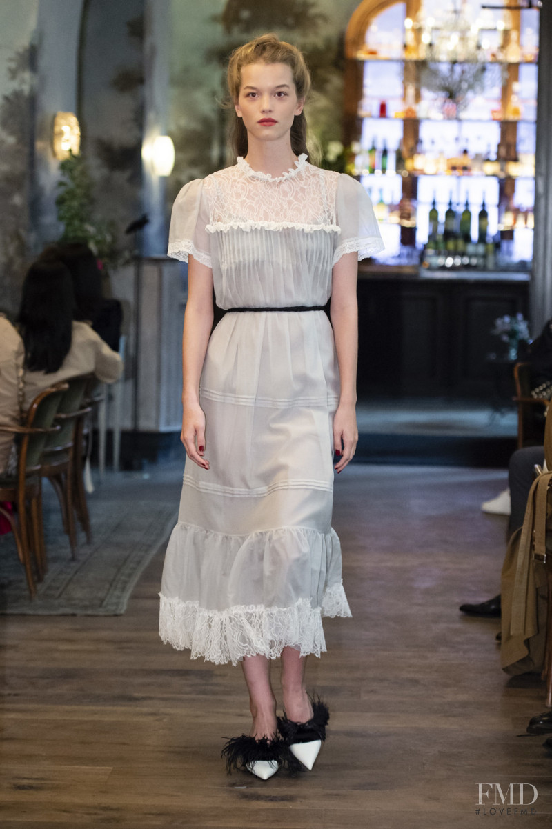 Laurijn Bijnen featured in  the Brock Collection fashion show for Spring/Summer 2019