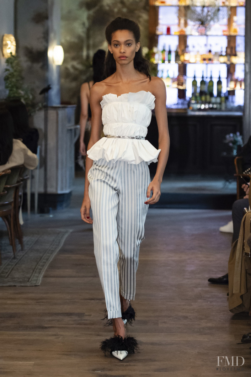Samile Bermannelli featured in  the Brock Collection fashion show for Spring/Summer 2019