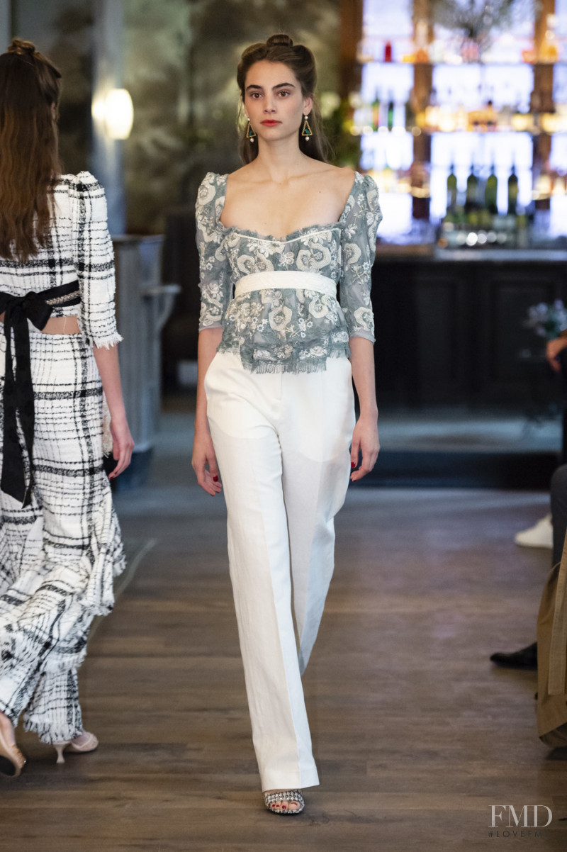 Romy Schönberger featured in  the Brock Collection fashion show for Spring/Summer 2019