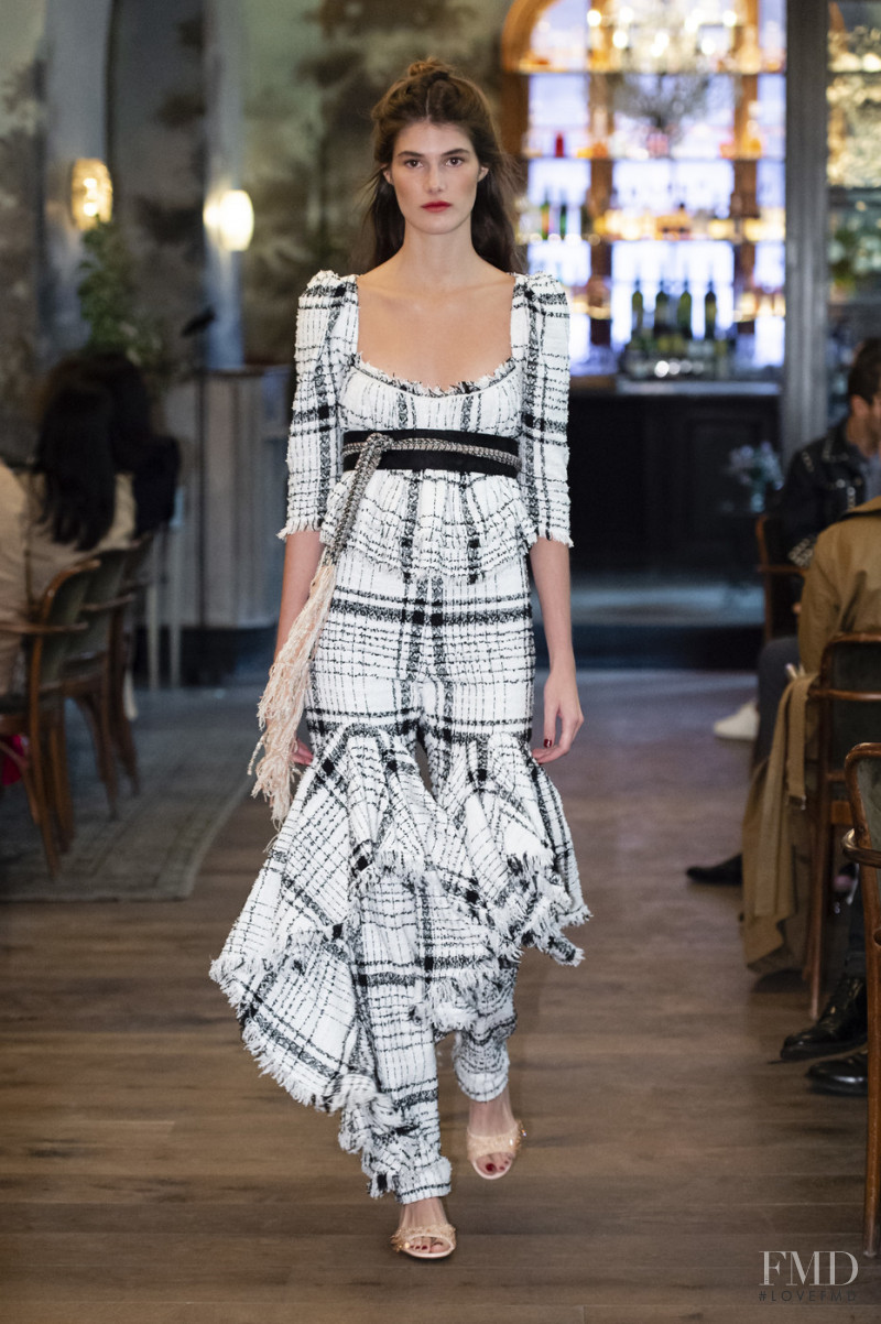 Lucia Lopez featured in  the Brock Collection fashion show for Spring/Summer 2019