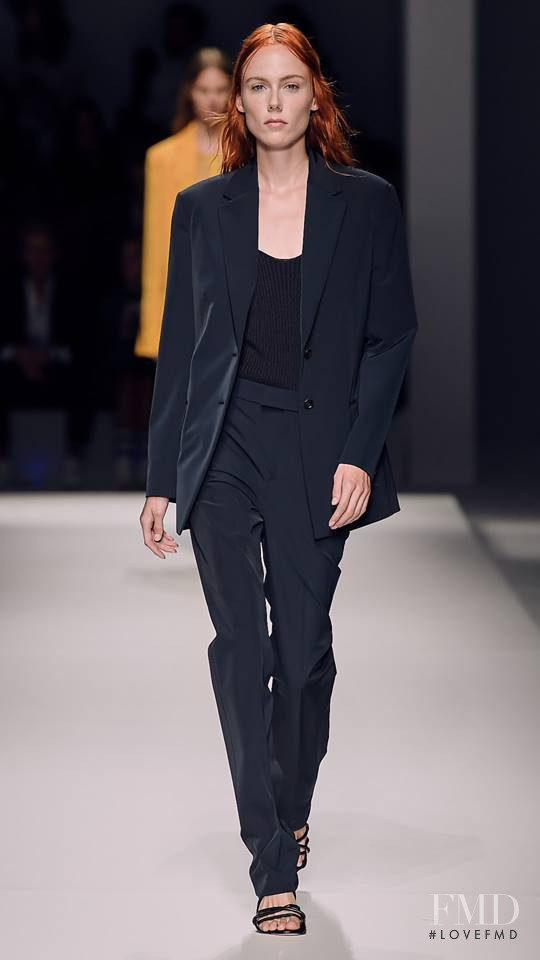Kiki Willems featured in  the Boss by Hugo Boss fashion show for Spring/Summer 2019
