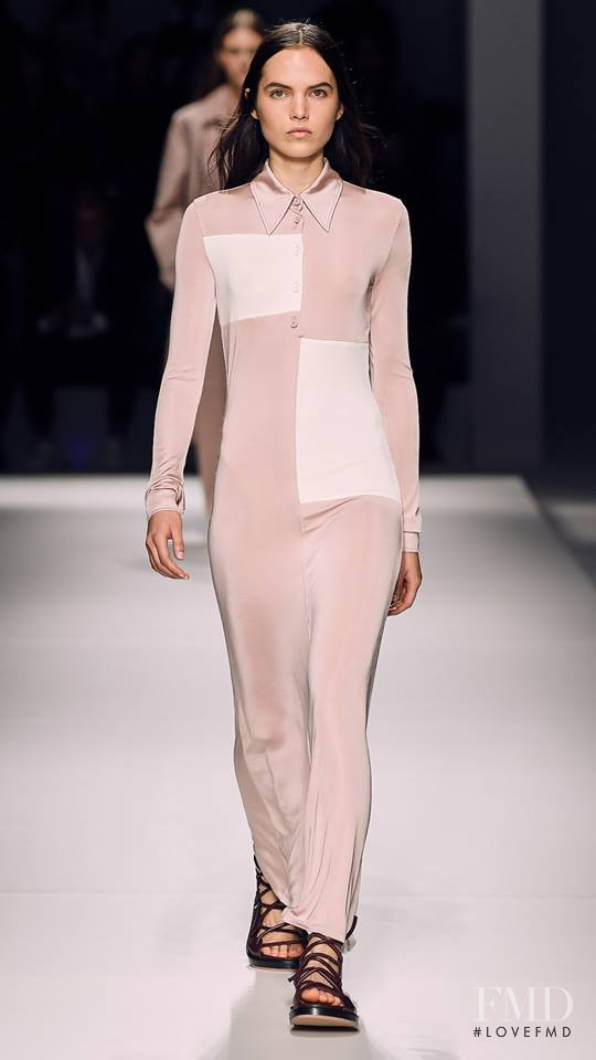 Lily Stewart featured in  the Boss by Hugo Boss fashion show for Spring/Summer 2019