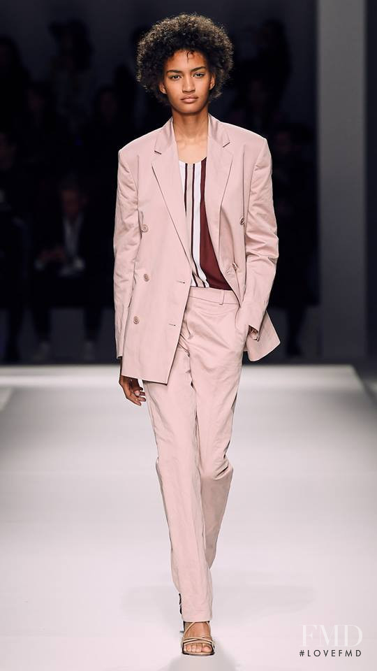 Anyelina Rosa featured in  the Boss by Hugo Boss fashion show for Spring/Summer 2019