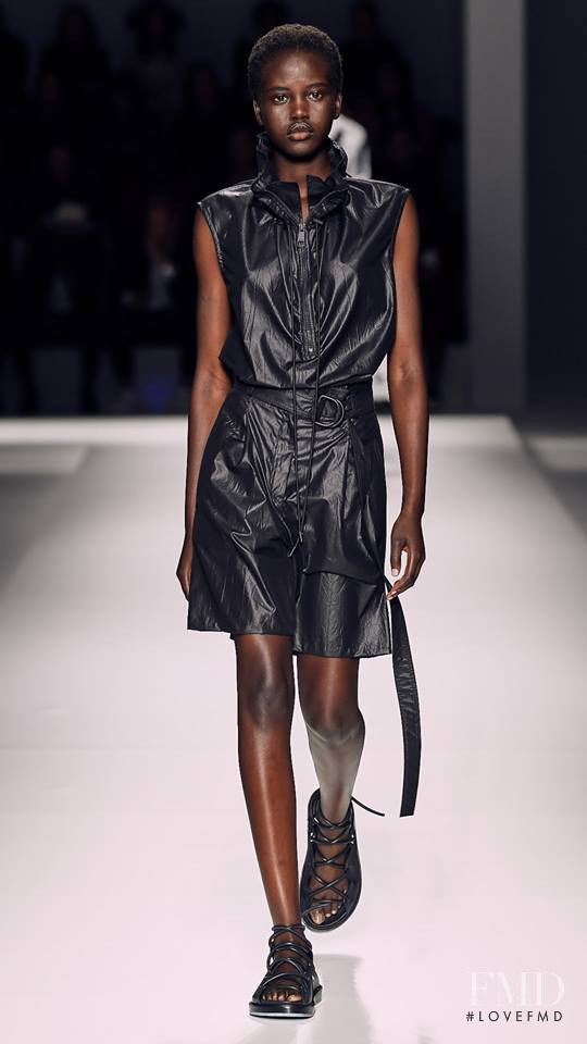 Adut Akech Bior featured in  the Boss by Hugo Boss fashion show for Spring/Summer 2019