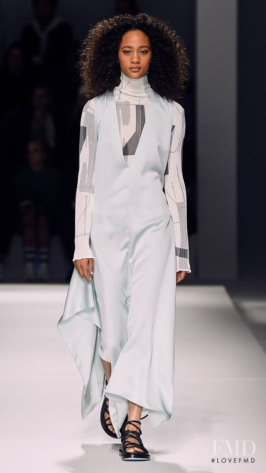 Selena Forrest featured in  the Boss by Hugo Boss fashion show for Spring/Summer 2019