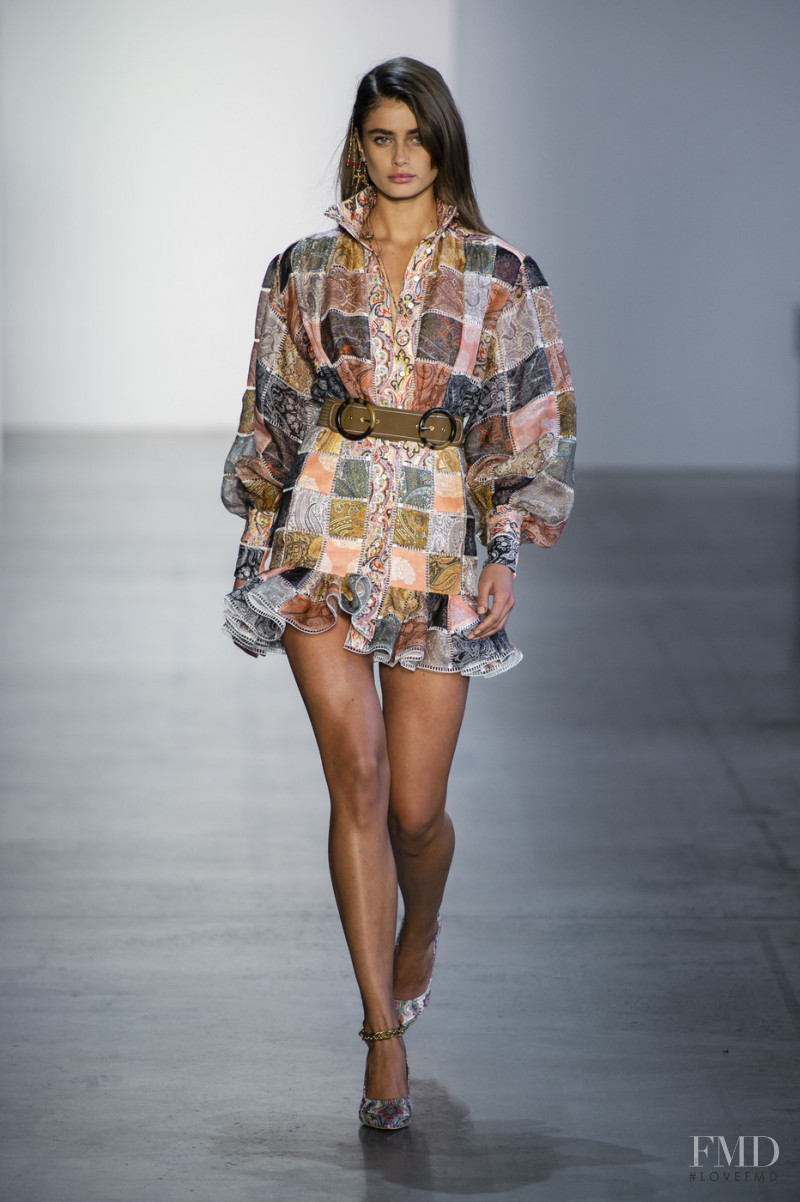 Taylor Hill featured in  the Zimmermann fashion show for Spring/Summer 2019