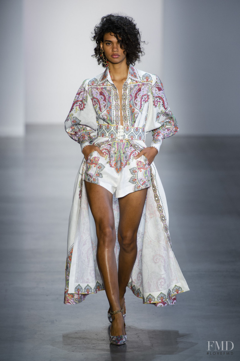 Barbara Valente featured in  the Zimmermann fashion show for Spring/Summer 2019