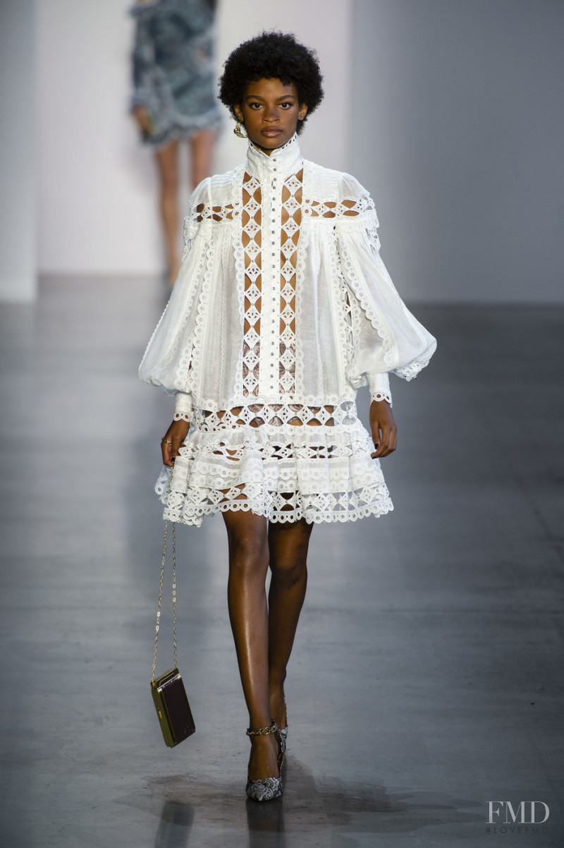 Theresa Hayes featured in  the Zimmermann fashion show for Spring/Summer 2019