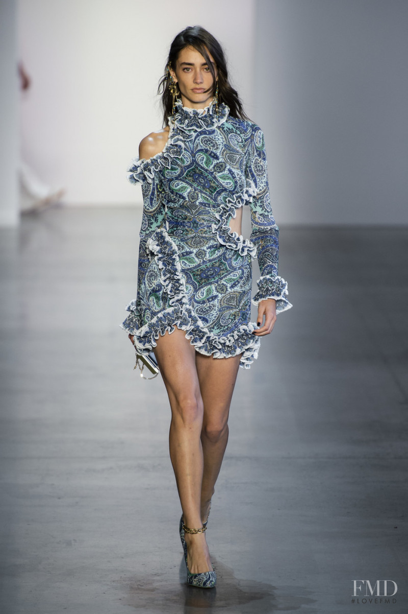 Amanda Googe featured in  the Zimmermann fashion show for Spring/Summer 2019