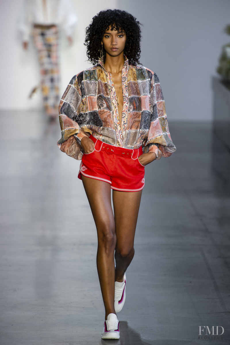 Aiden Curtiss featured in  the Zimmermann fashion show for Spring/Summer 2019
