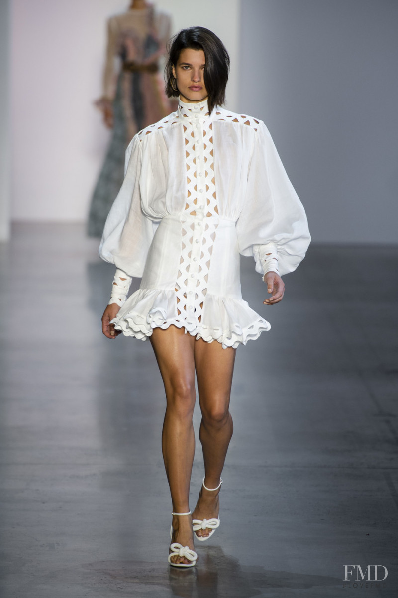 Giedre Dukauskaite featured in  the Zimmermann fashion show for Spring/Summer 2019