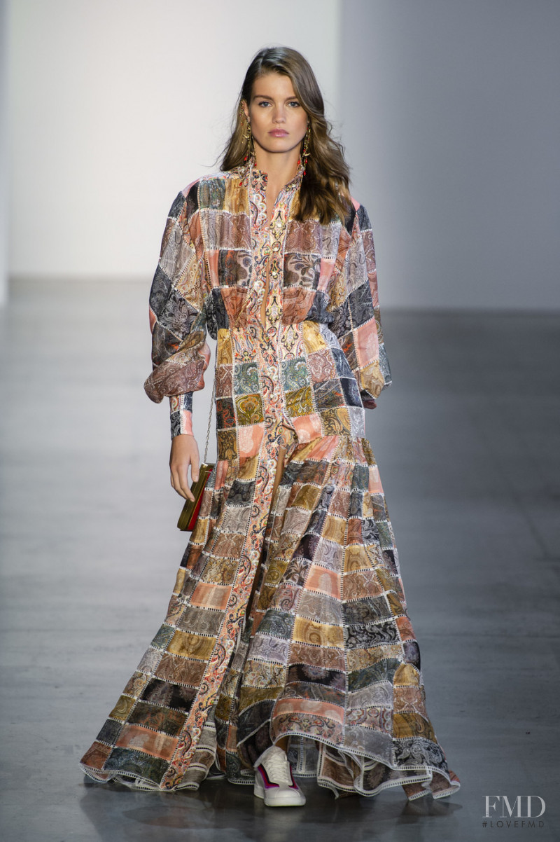Luna Bijl featured in  the Zimmermann fashion show for Spring/Summer 2019