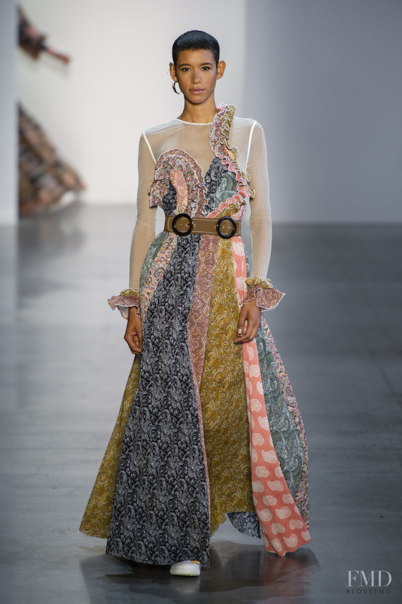 Janiece Dilone featured in  the Zimmermann fashion show for Spring/Summer 2019