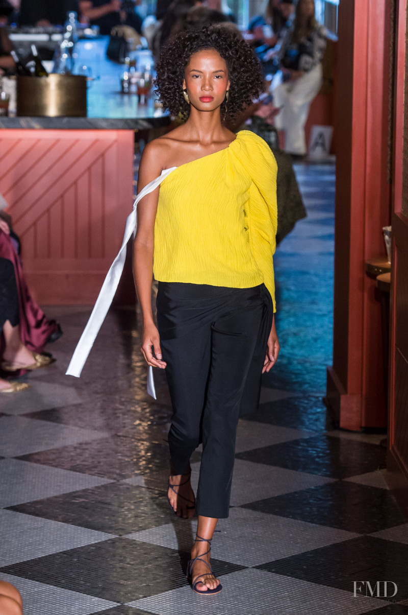 Ariela Soares featured in  the Hellessy fashion show for Spring/Summer 2019