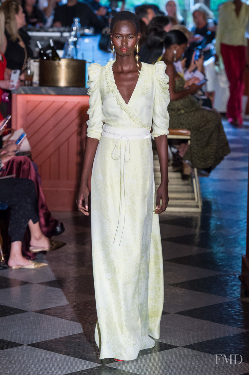 Nyarach Abouch Ayuel Aboja featured in  the Hellessy fashion show for Spring/Summer 2019