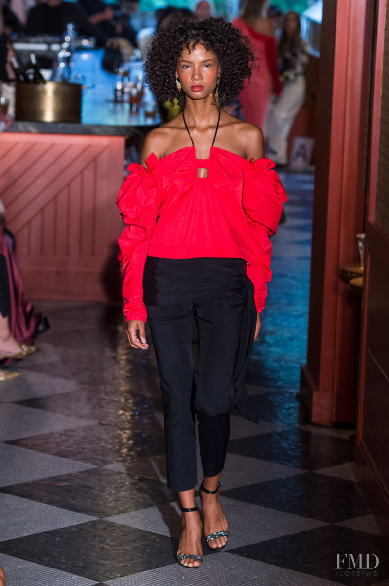 Ariela Soares featured in  the Hellessy fashion show for Spring/Summer 2019