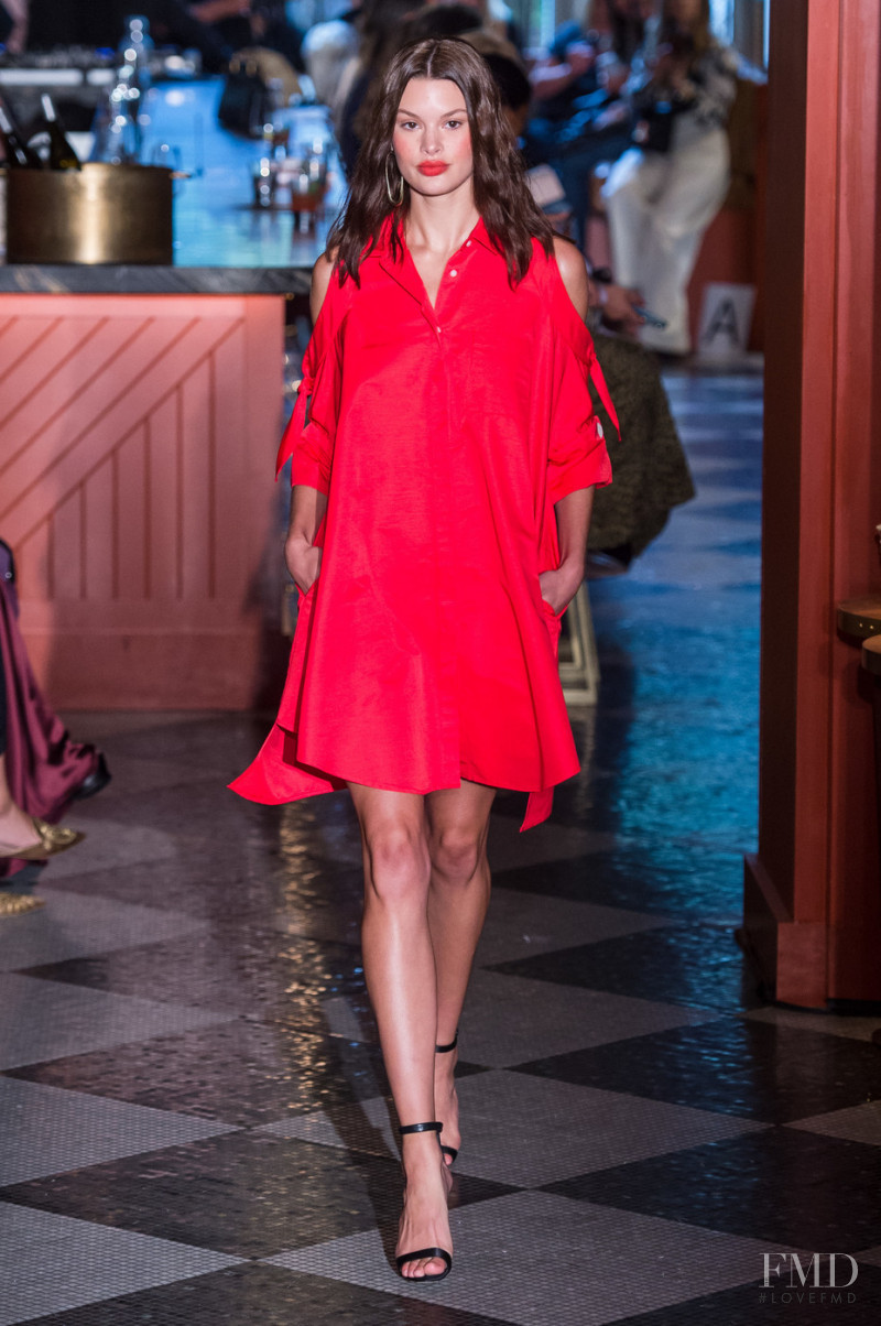 Madison Kirkbride featured in  the Hellessy fashion show for Spring/Summer 2019