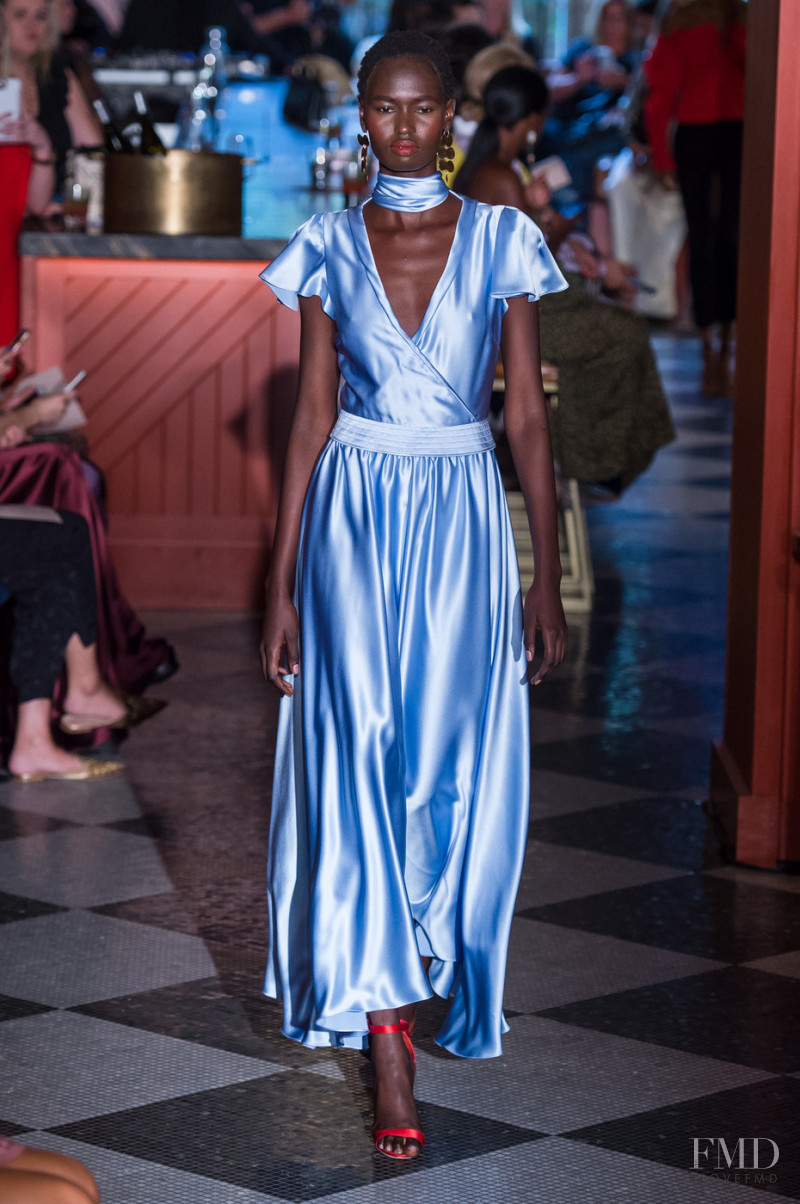 Nyarach Abouch Ayuel Aboja featured in  the Hellessy fashion show for Spring/Summer 2019