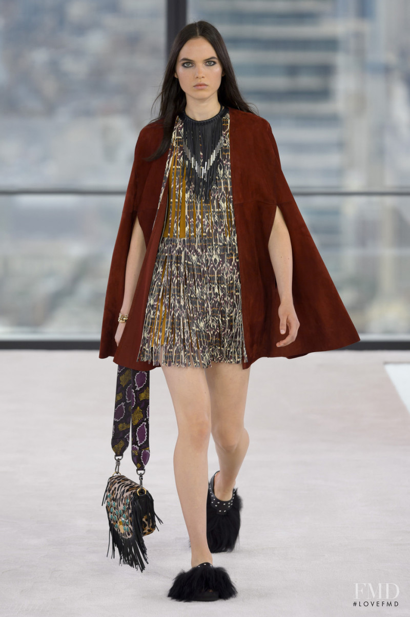 Lily Stewart featured in  the Longchamp fashion show for Spring/Summer 2019