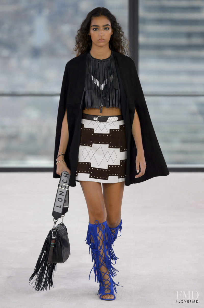 Nora Attal featured in  the Longchamp fashion show for Spring/Summer 2019