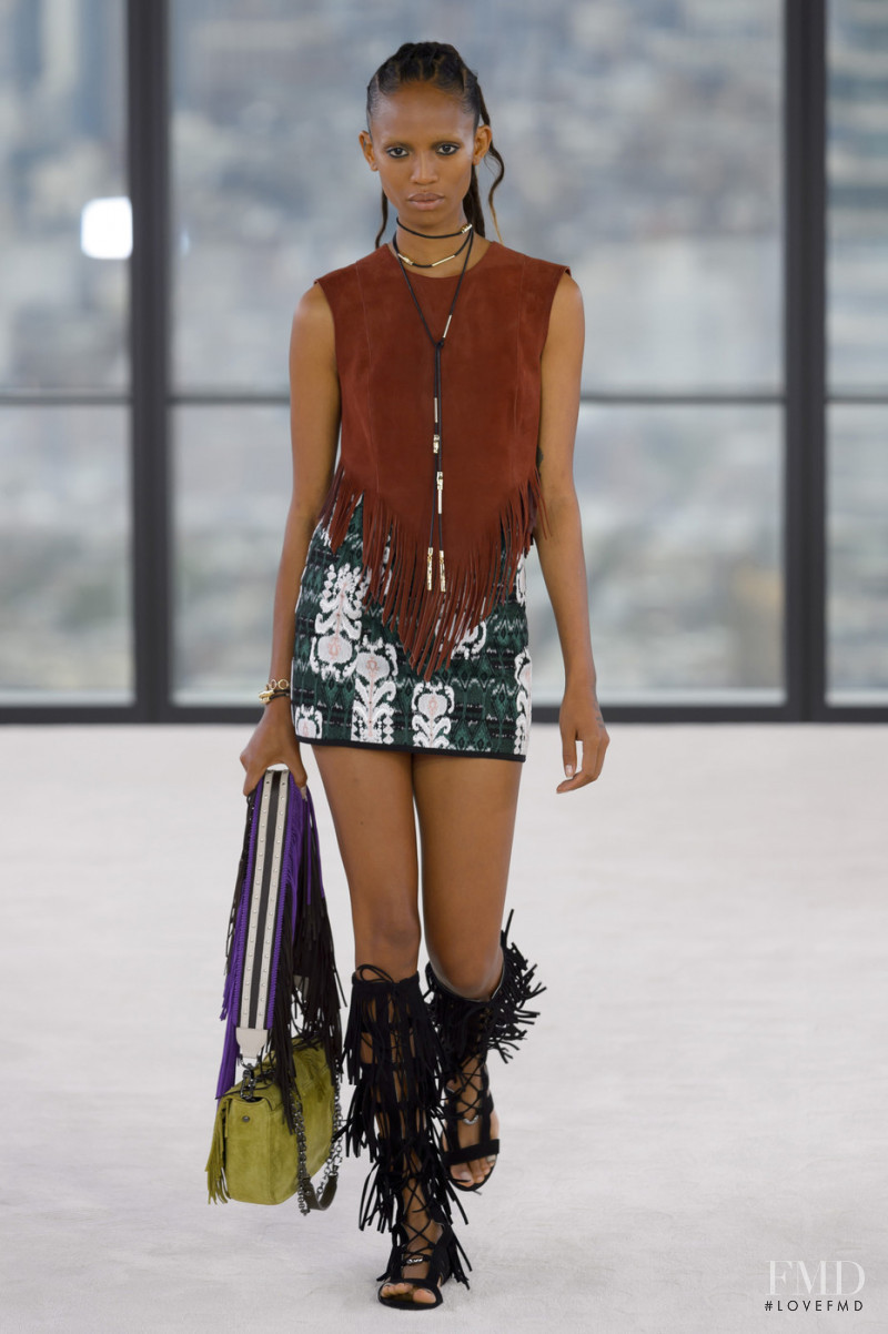 Adesuwa Aighewi featured in  the Longchamp fashion show for Spring/Summer 2019