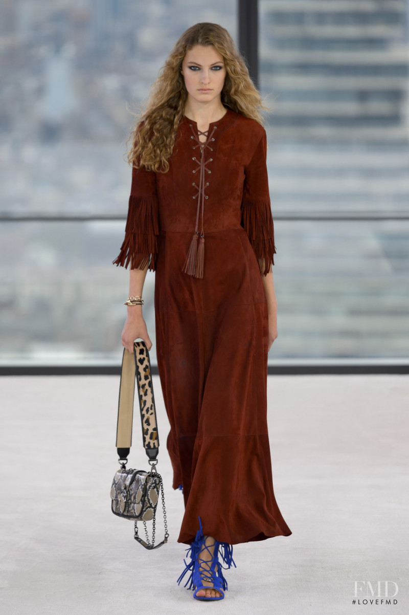 Felice Noordhoff featured in  the Longchamp fashion show for Spring/Summer 2019