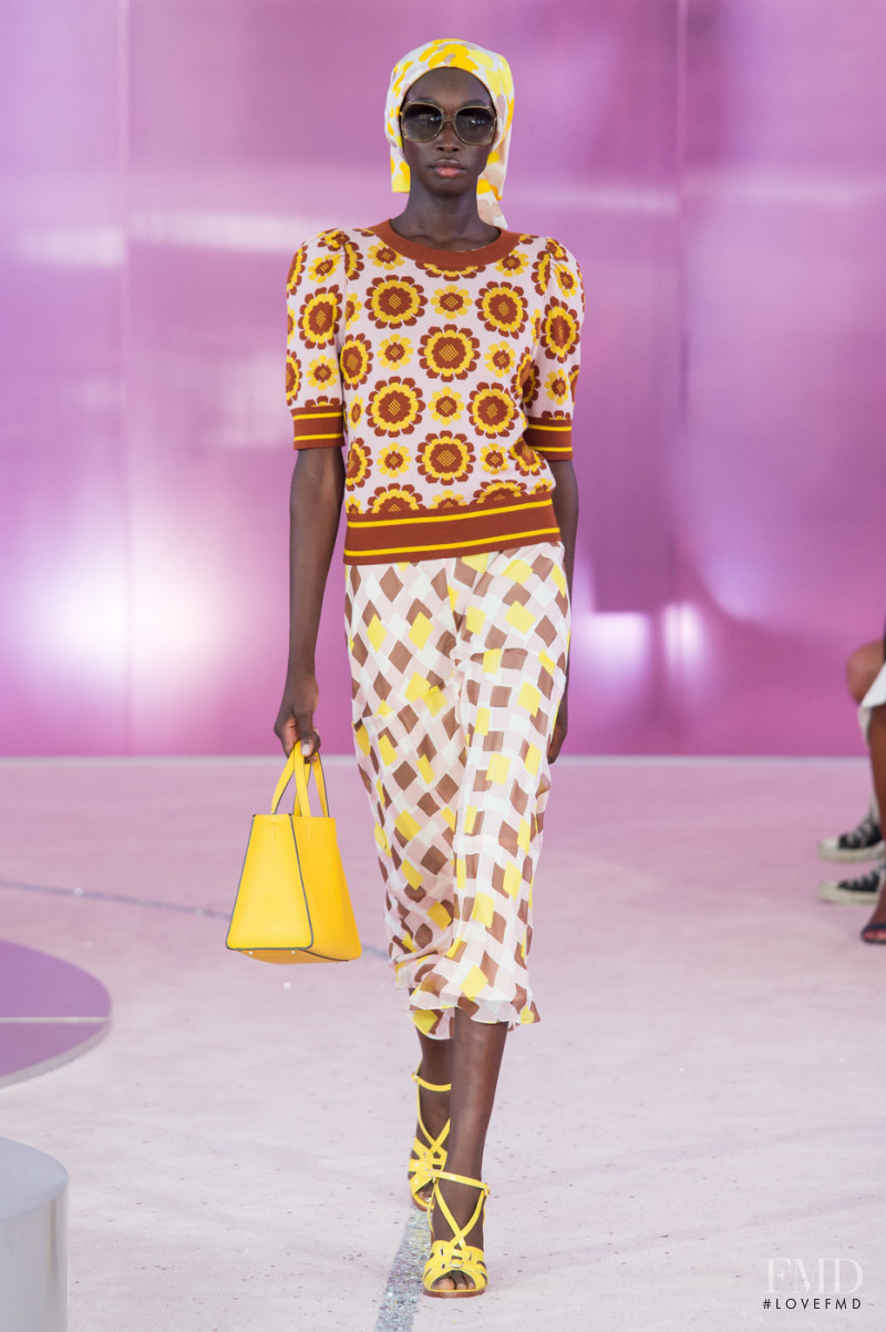 Sabah Koj featured in  the Kate Spade New York fashion show for Spring/Summer 2019