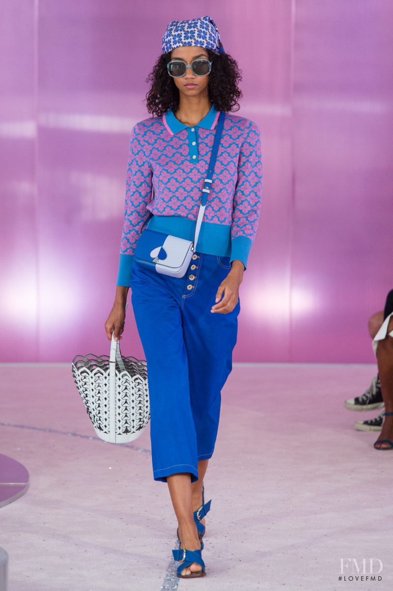 Aiden Curtiss featured in  the Kate Spade New York fashion show for Spring/Summer 2019