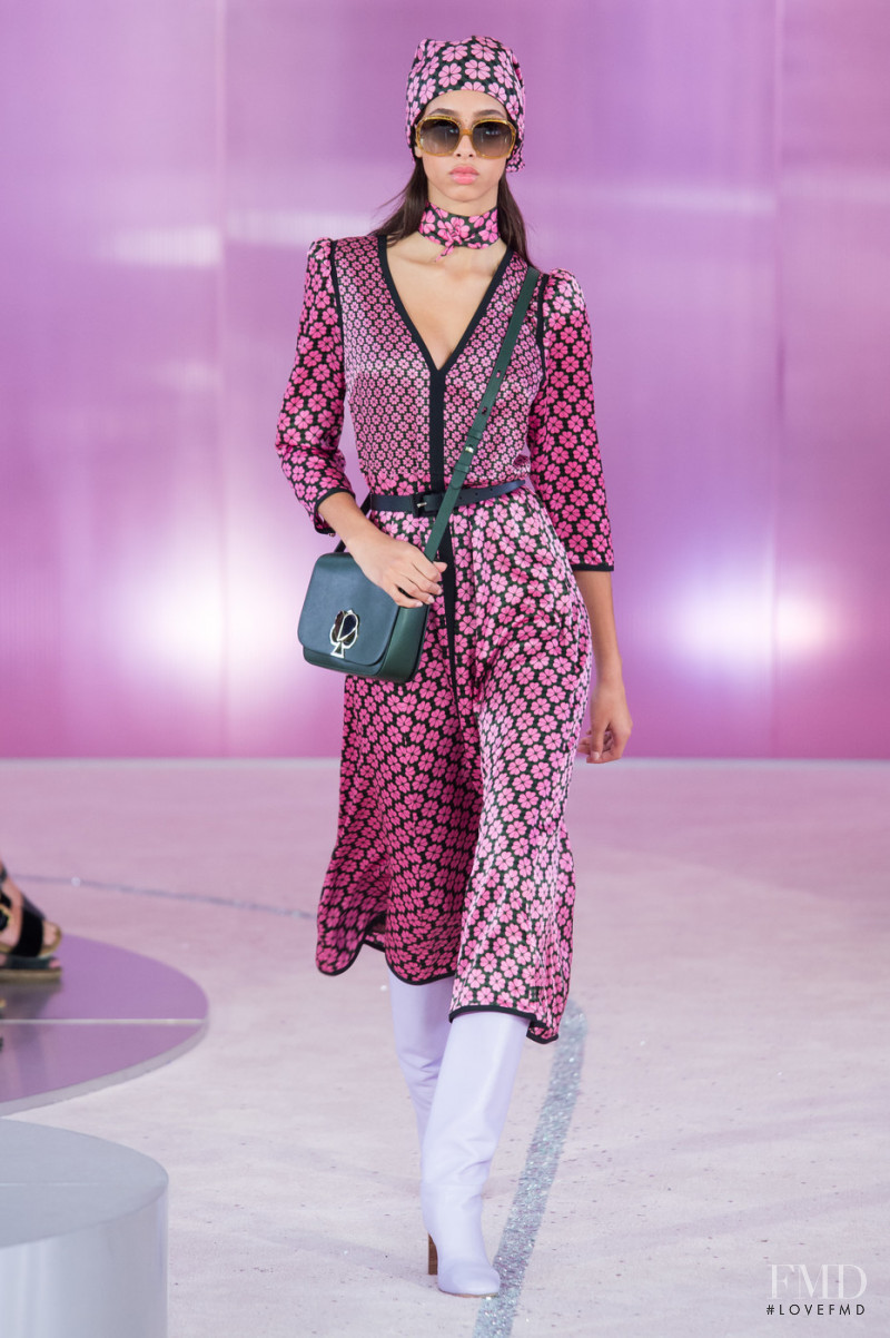 Yasmin Wijnaldum featured in  the Kate Spade New York fashion show for Spring/Summer 2019