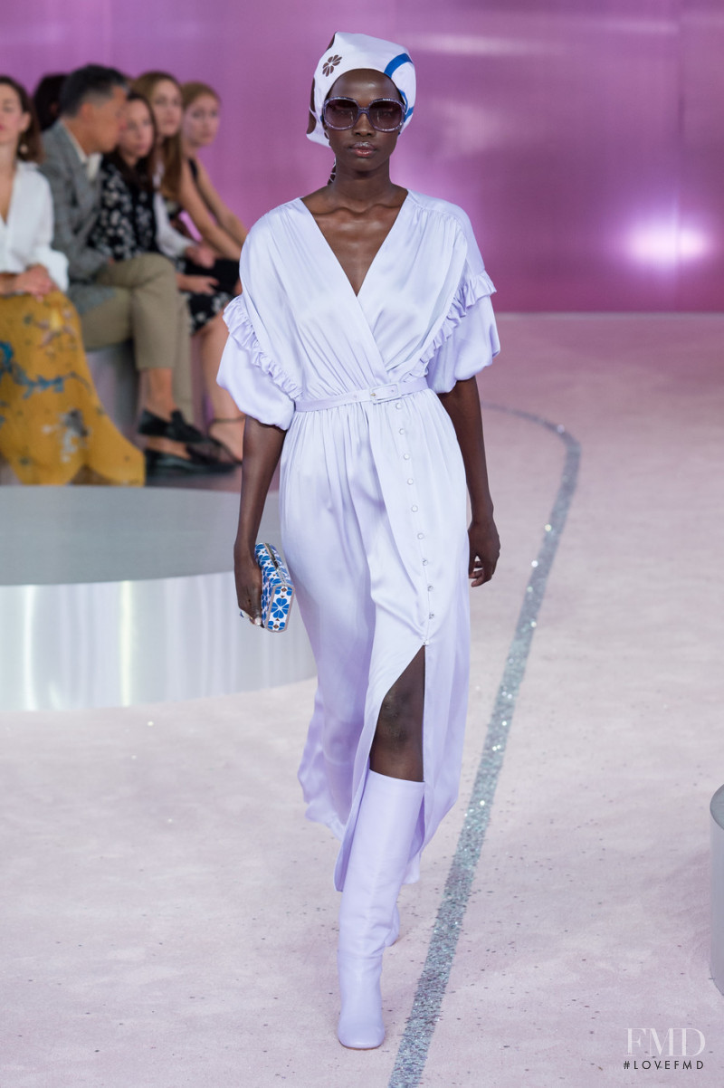 Shanelle Nyasiase featured in  the Kate Spade New York fashion show for Spring/Summer 2019