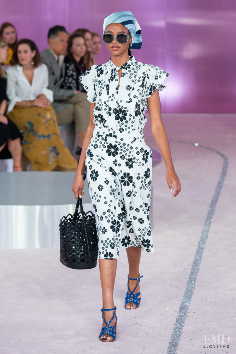 Aya Jones featured in  the Kate Spade New York fashion show for Spring/Summer 2019