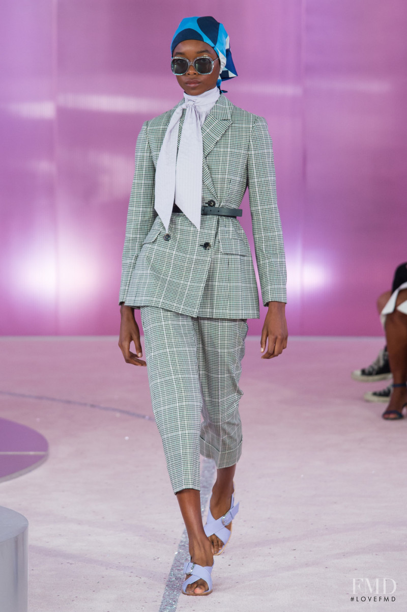 Olivia Anakwe featured in  the Kate Spade New York fashion show for Spring/Summer 2019