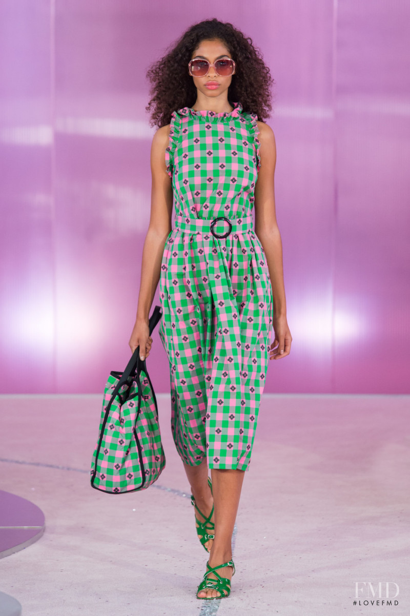 Zoe Thaets featured in  the Kate Spade New York fashion show for Spring/Summer 2019