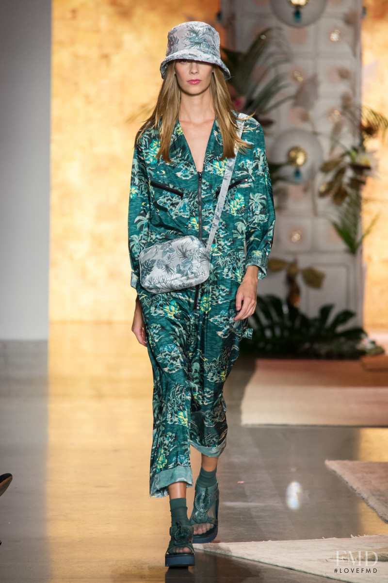 Lexi Boling featured in  the Anna Sui fashion show for Spring/Summer 2019